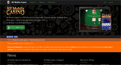Desktop Screenshot of allmobilecasino.com
